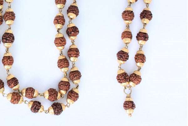 Rudraksha in Gold