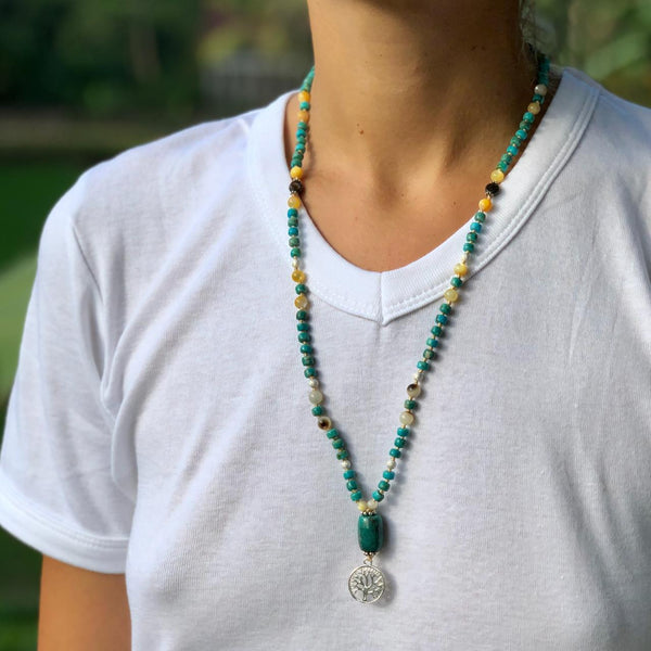 turquoise mala