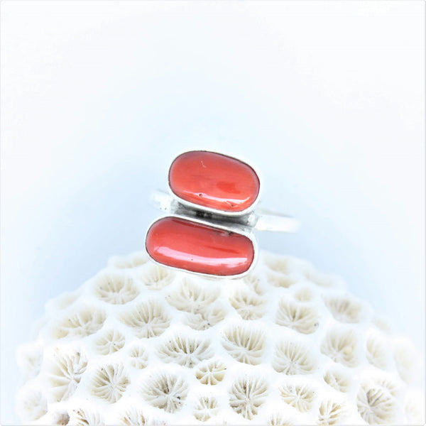 Red Coral Rings