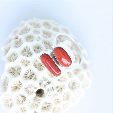 Red Coral Rings