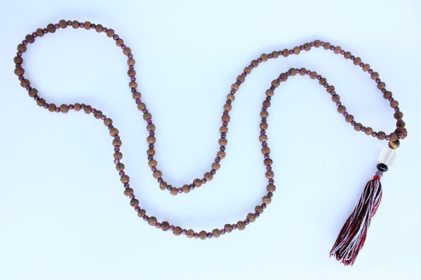 Rudraksha and Garnet