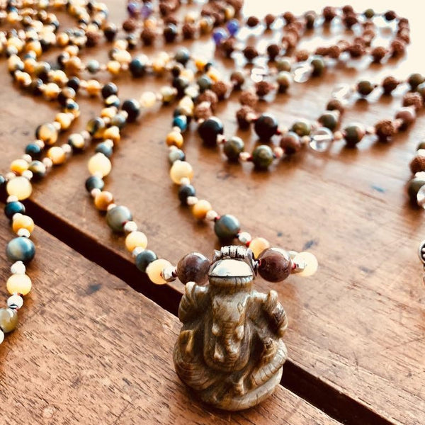 Petrified Wood Ganesha