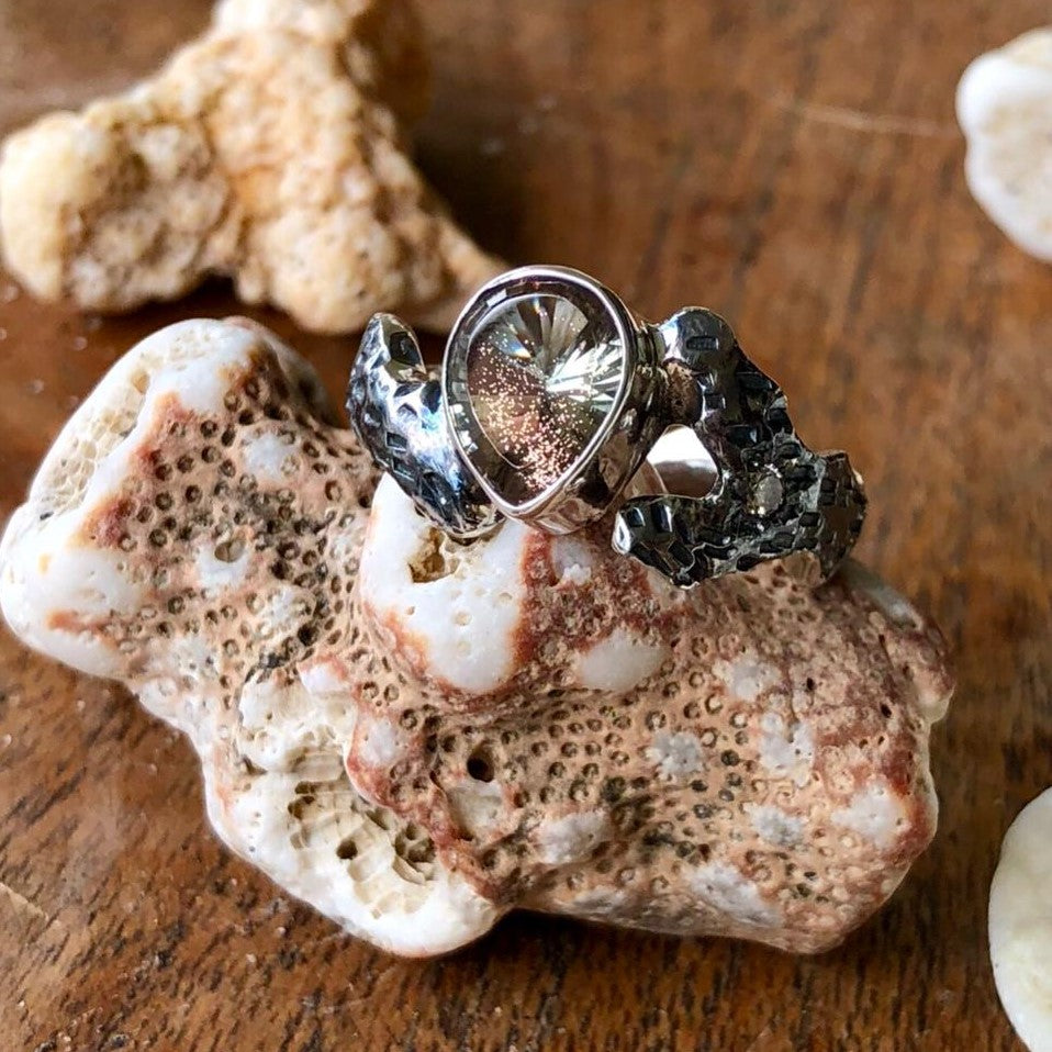 sunstone ring